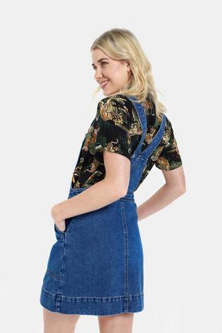 Denim Pinafore Dress