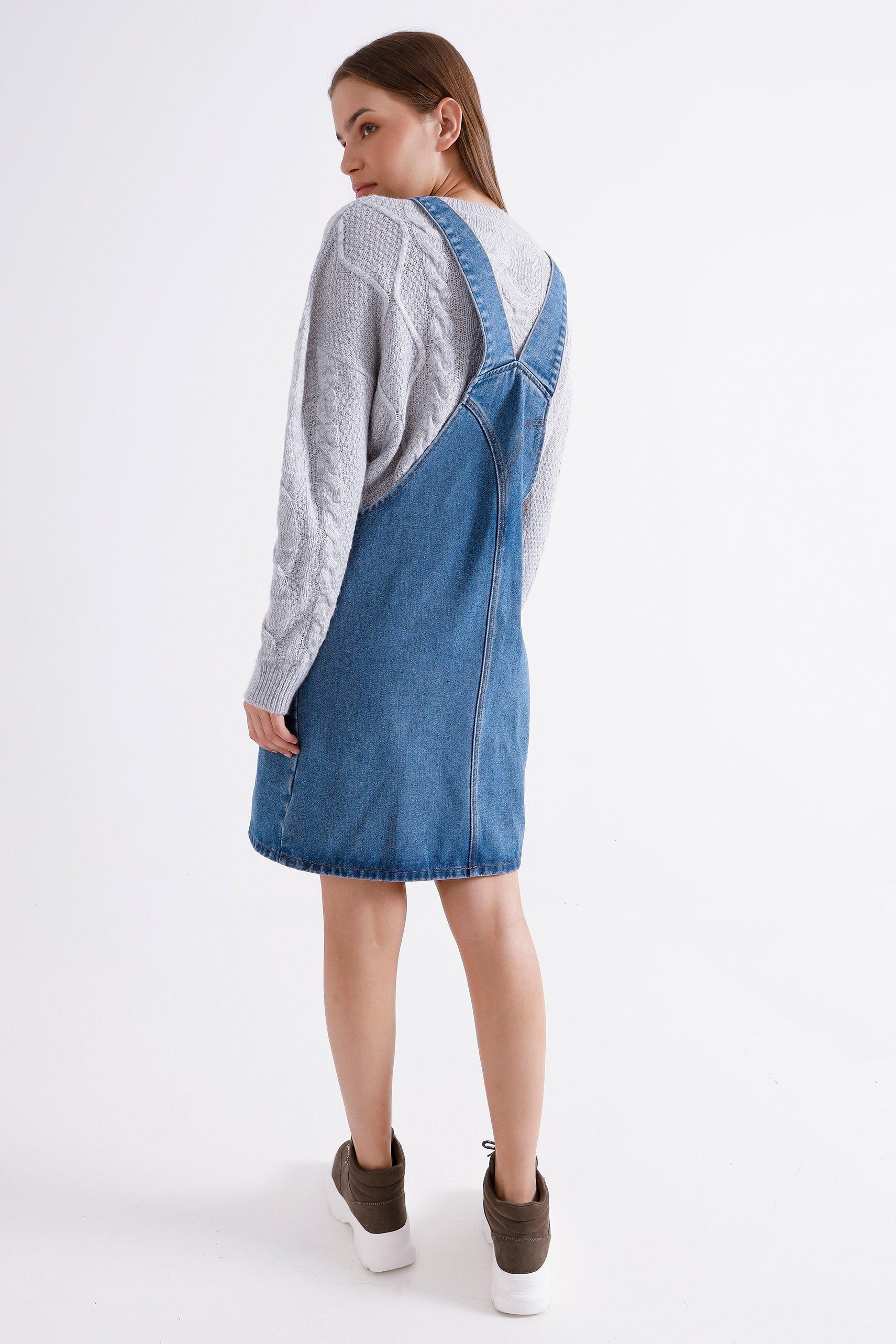 Denim dungaree dress mr hot sale price