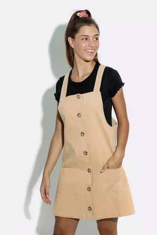 Button Up Pinafore