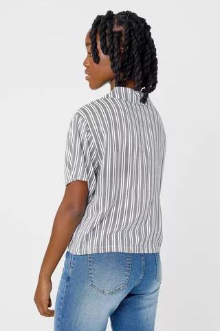Stripe Resort Boxy Shirt