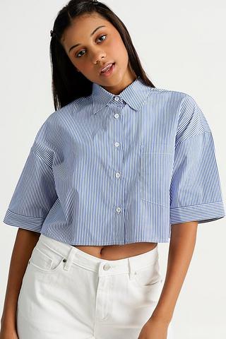 Stripe Boxy Shirt