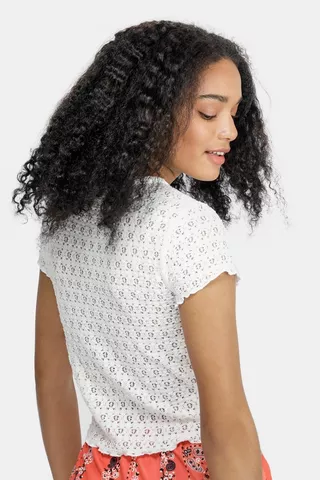 Lace Fitted T-shirt
