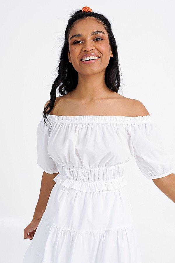 Off Shoulder Crop Top