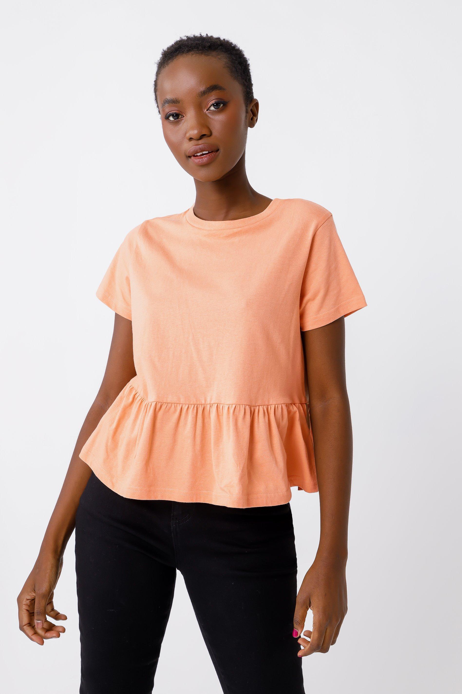 Peplum Boxy Top
