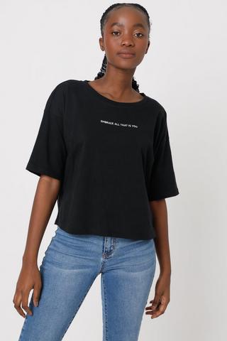 Statement Boxy T-shirt