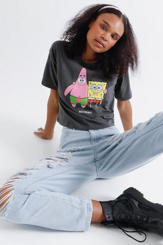 Spongebob Graphic Boxy T-shirt