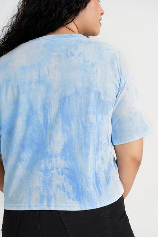 Tie-dye Garfield Boxy T-shirt