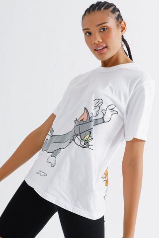 Tom + Jerry Slouchy T-shirt