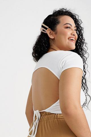 Cut Out Crop Top
