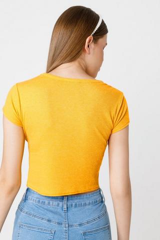 Crew Neck Fitted T-shirt