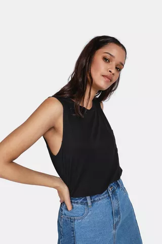 Slouchy Muscle Tank