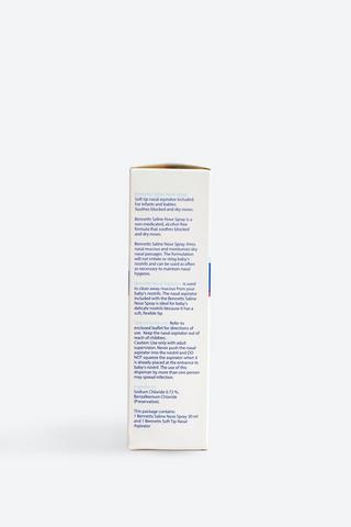 Bennetts Saline Nose Spray + Aspirator 30ml