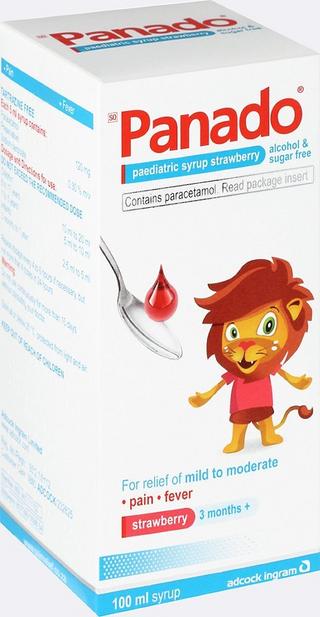 Panado Syrup Strawberry 100ml