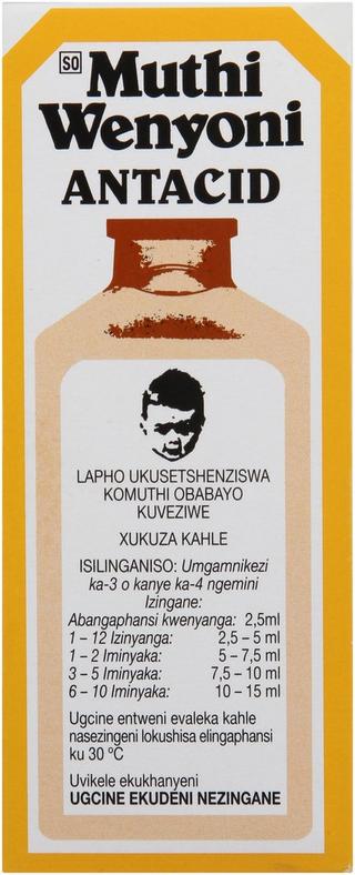 Muthi Wenyoni Antacid 75ml