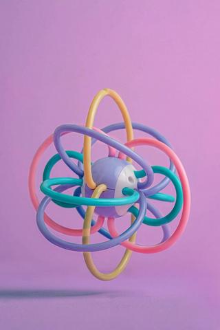 Teether Spiral Ball