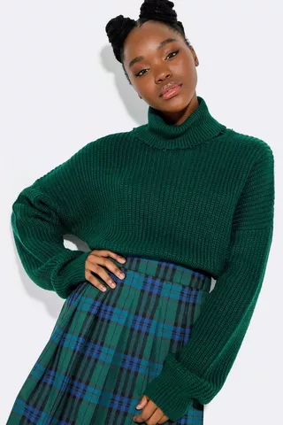 Poloneck Boxy Pullover