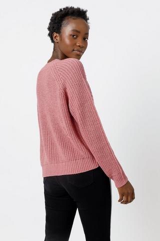 CABLE KNIT PULLOVER