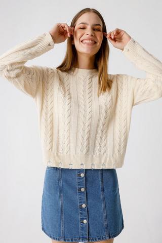 Cable Knit Pullover