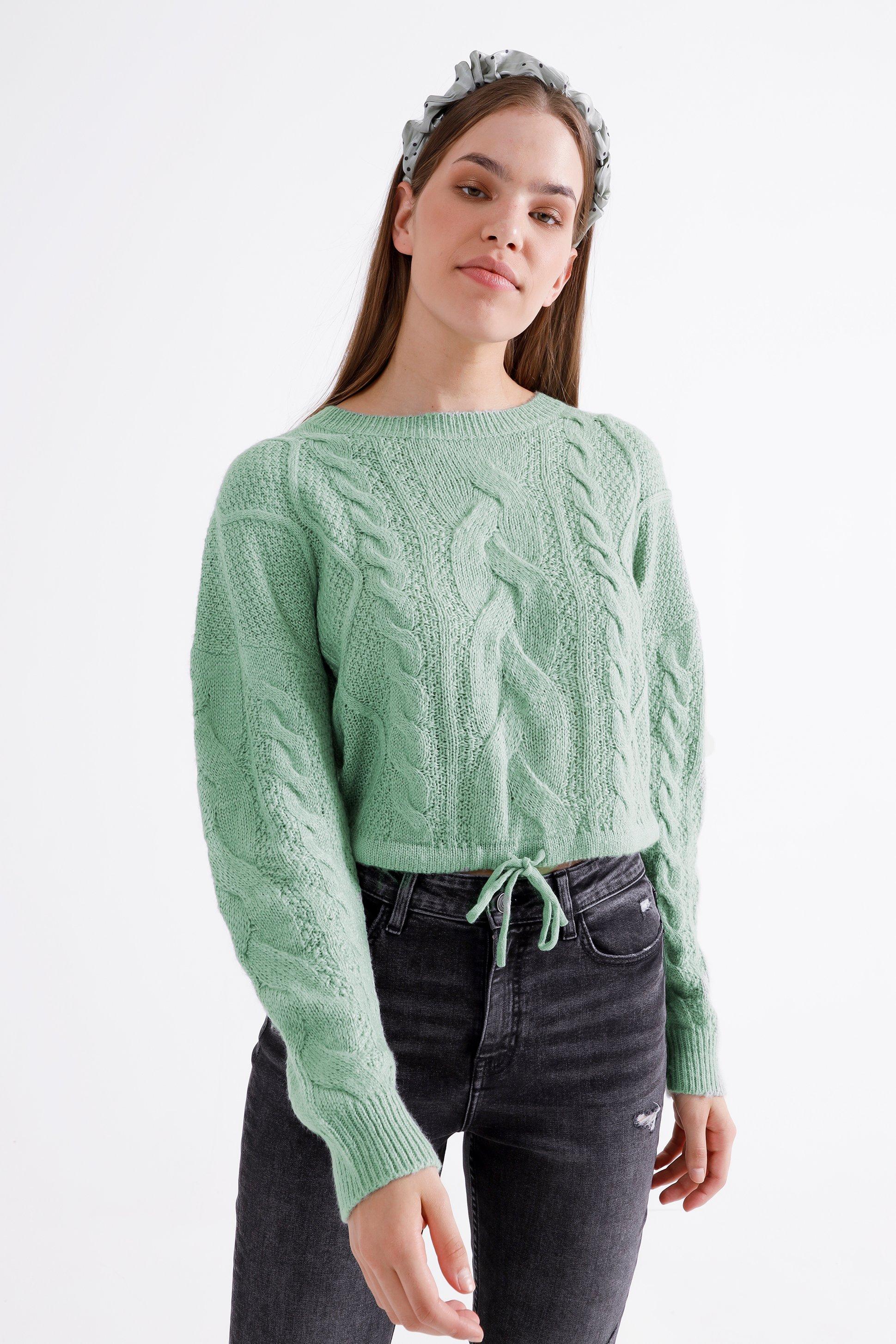 Cable Knit Boxy Pullover