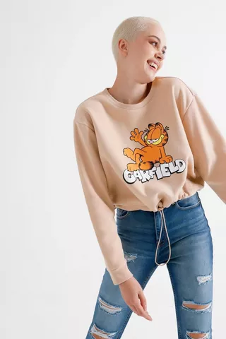 Garfield Graphic Boxy Pullover