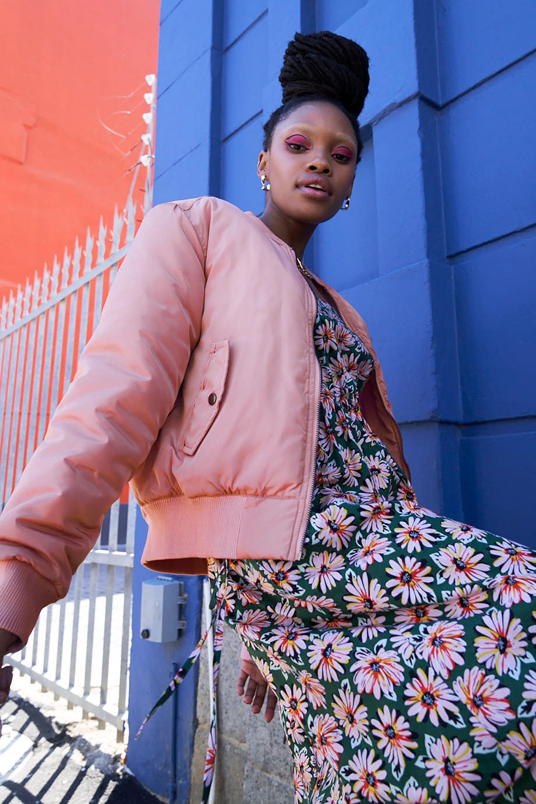 Nylon Bomber Jacket