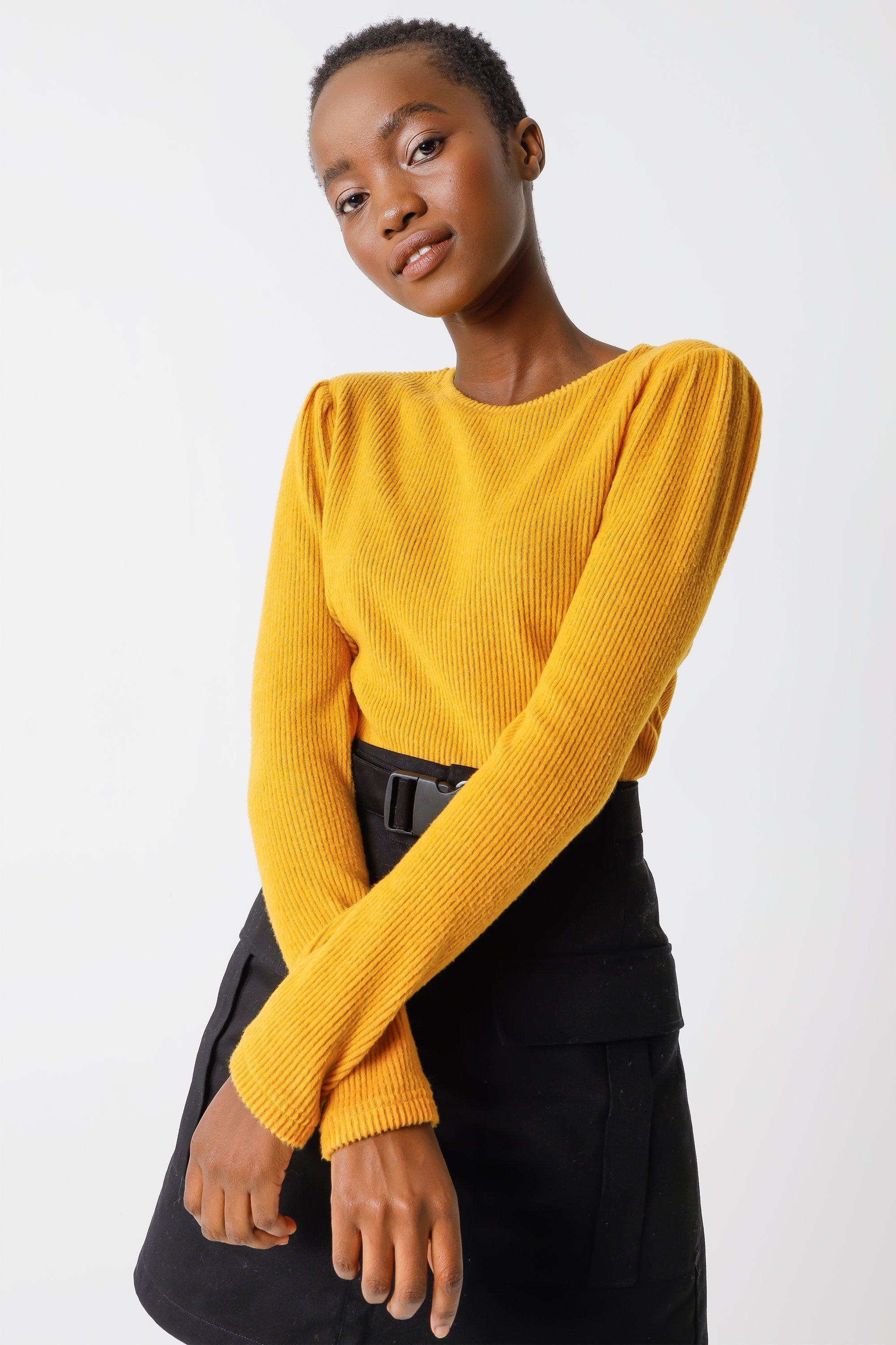 Fitted Puff Sleeve Top
