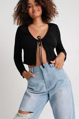 Tie Front Top