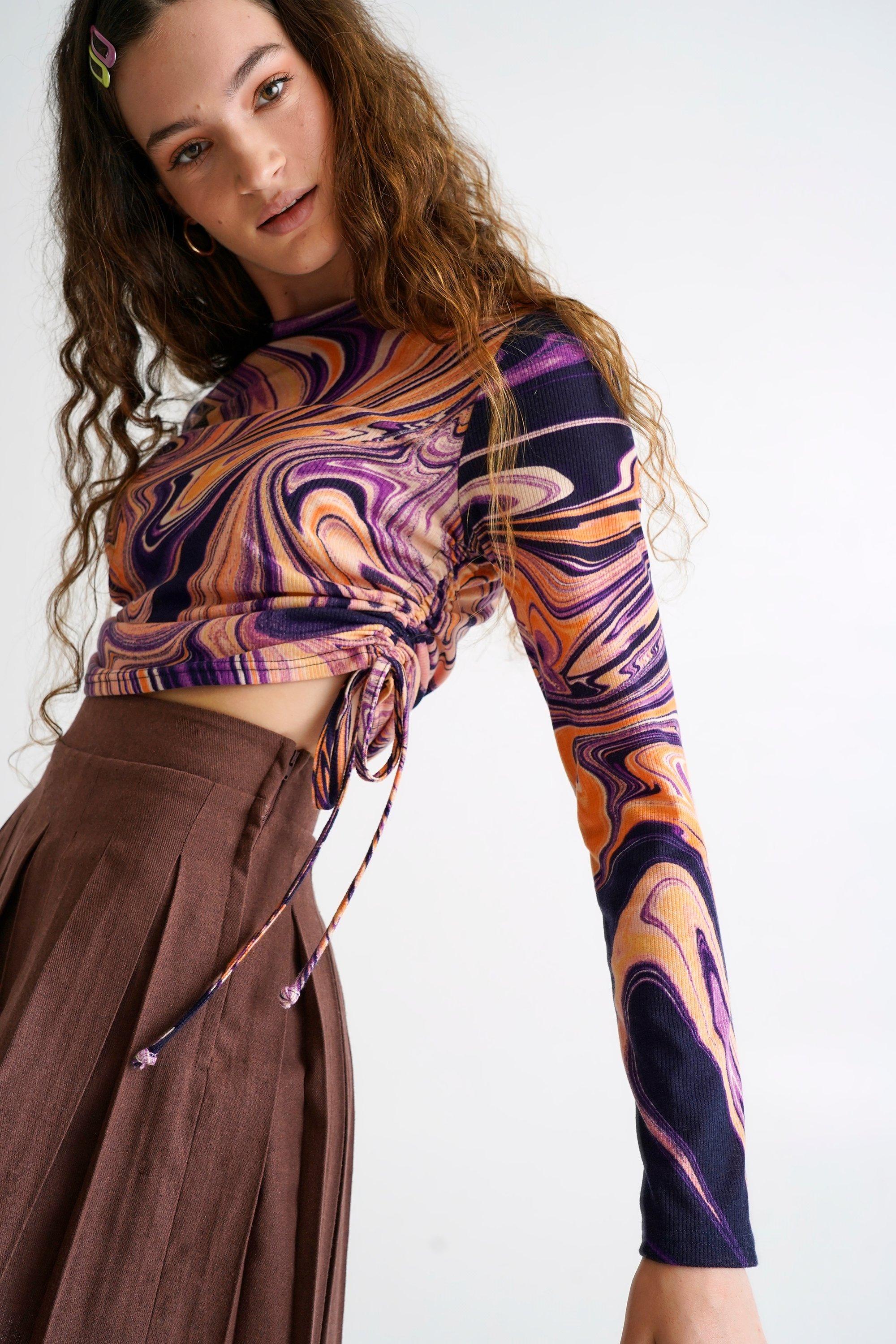 Ruched Fitted Top