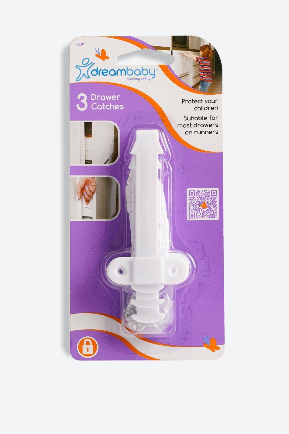 Dreambaby Drawer Catches 3 Pack