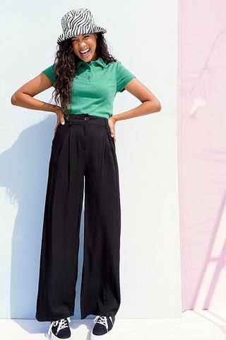 Balloon Wide Leg Pants