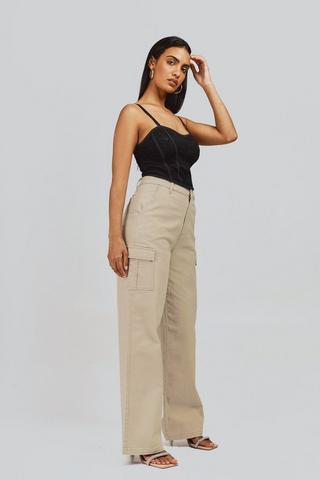 Wide Leg Cargo Pants