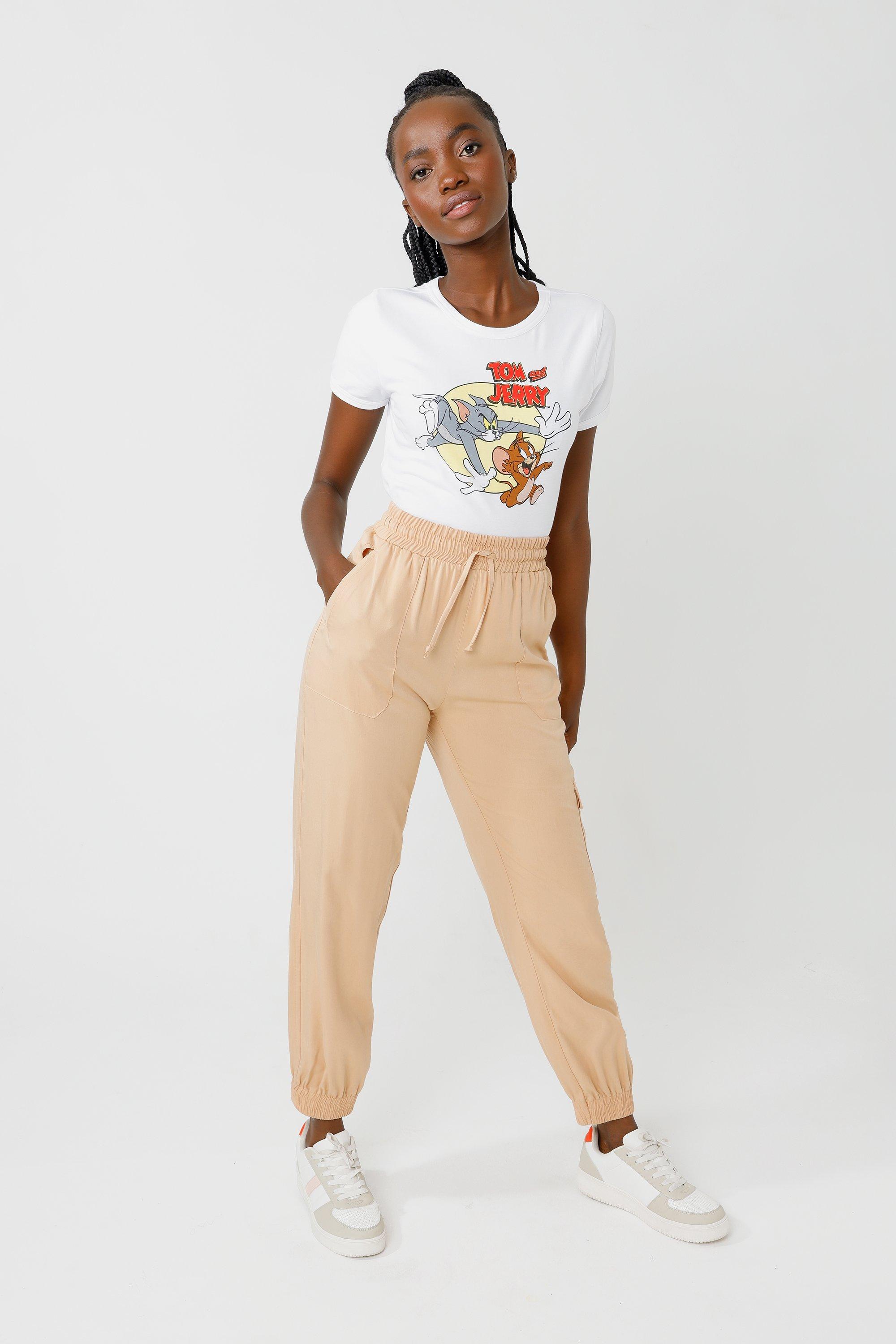 Petite Beige Oversized Wide Leg Washed Joggers