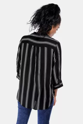 Stripe Slouchy Shirt