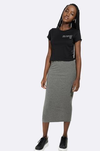 Bodycon Midi Skirt