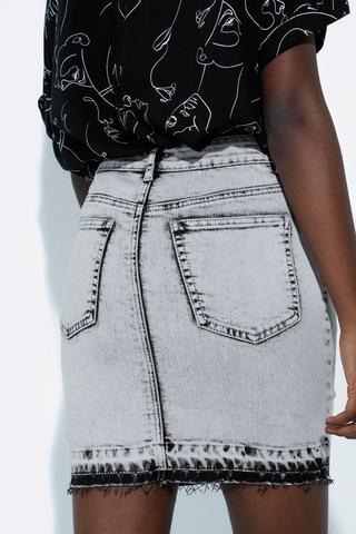 Denim Mini Skirt