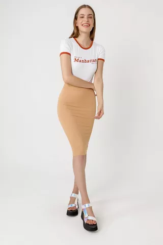 Seamless Midi Skirt