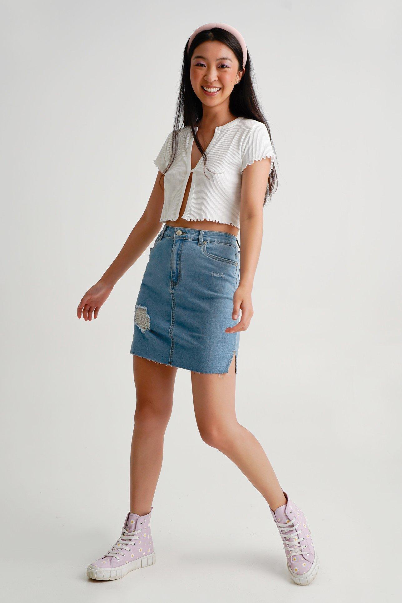 Jean skirts store at mr price