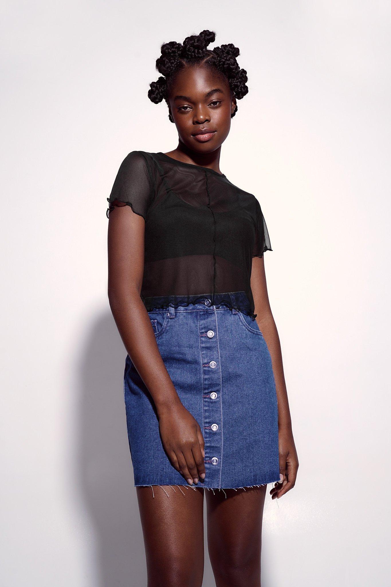 Denim Skirt