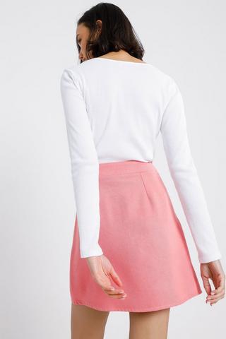 Pleated Mini Skirt