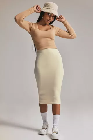 Seamless Bodycon Skirt