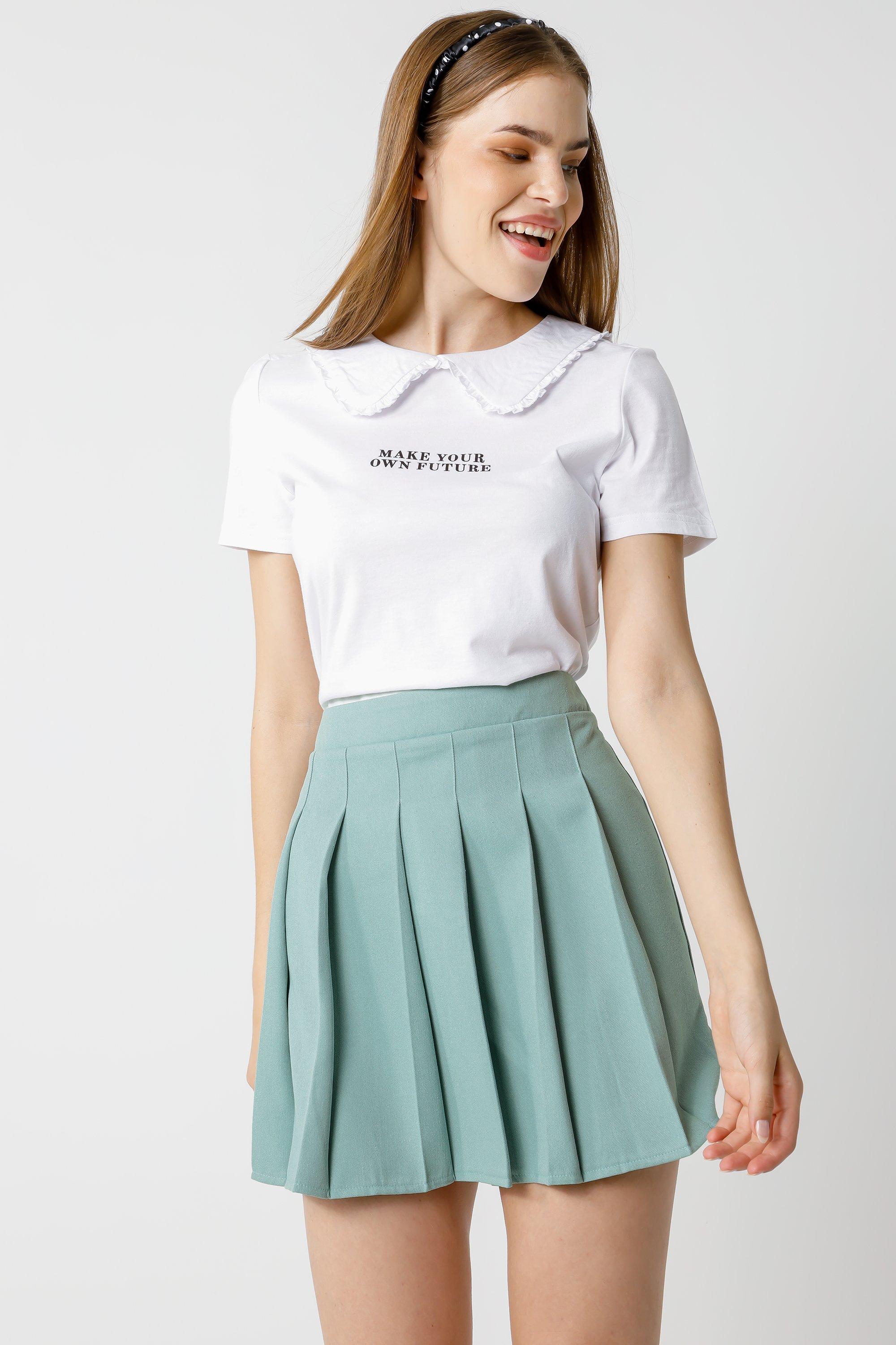 Pleated skirt mr clearance price