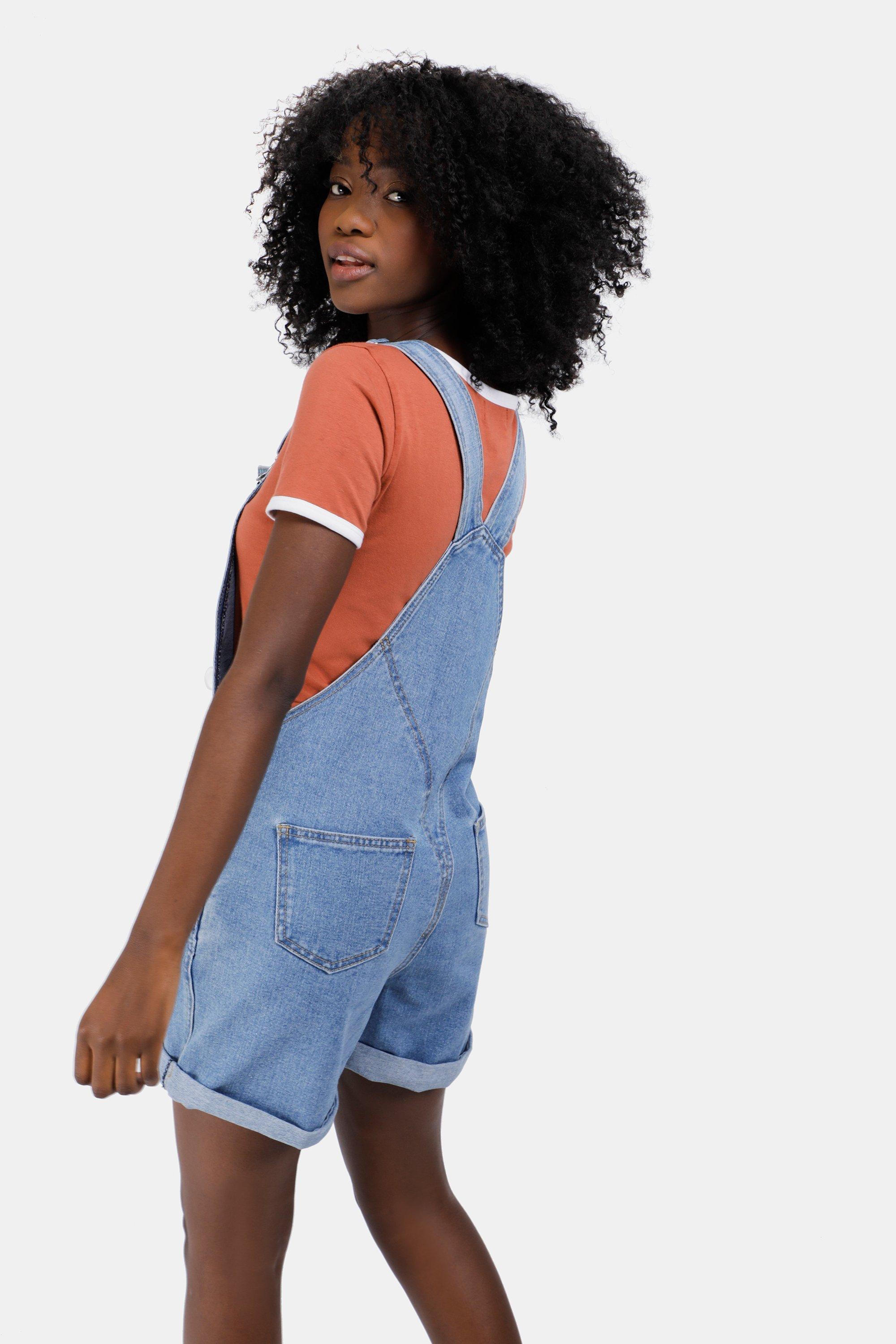 Ladies hot sale skinny dungarees