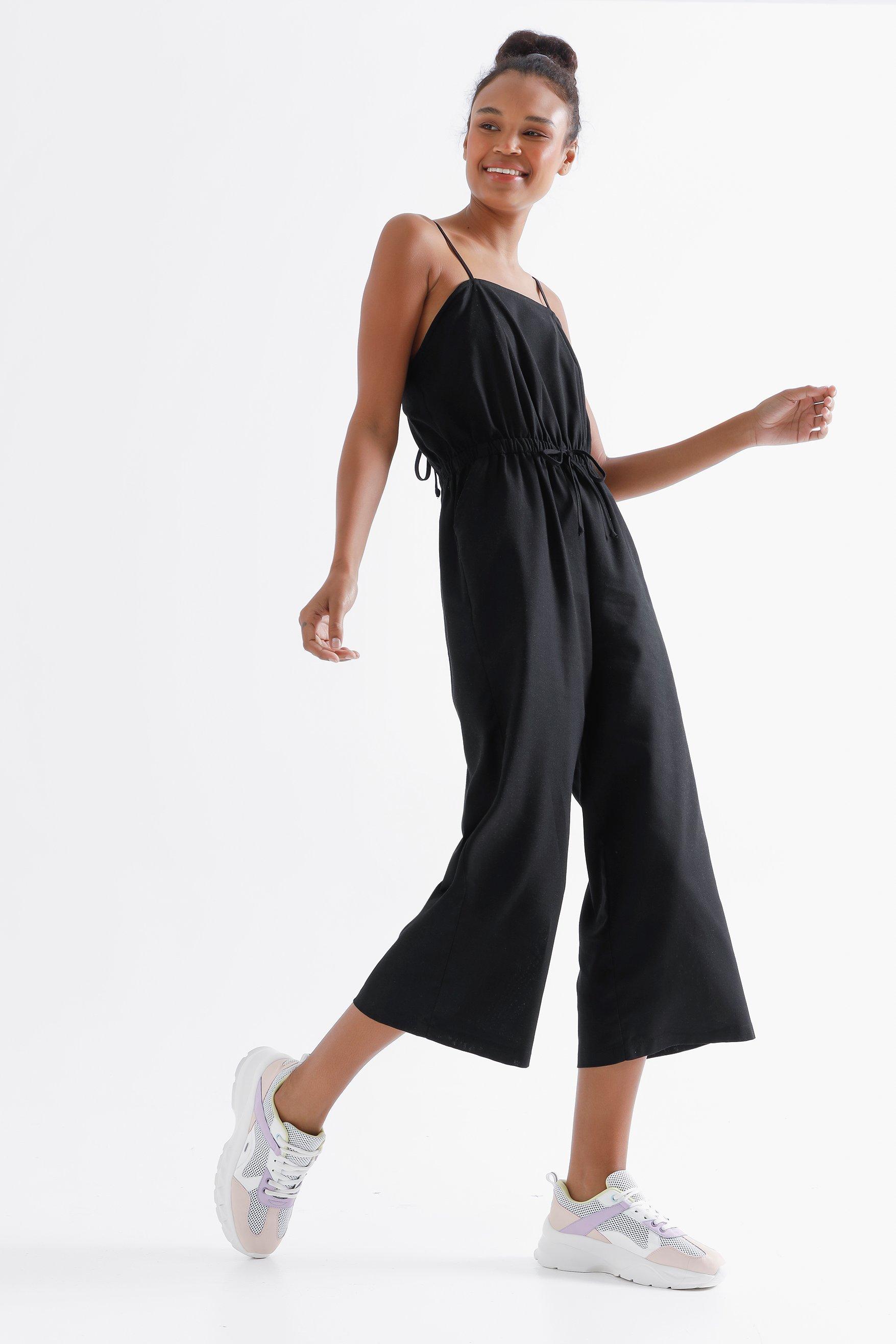 Back Cut Out Jumpsuit