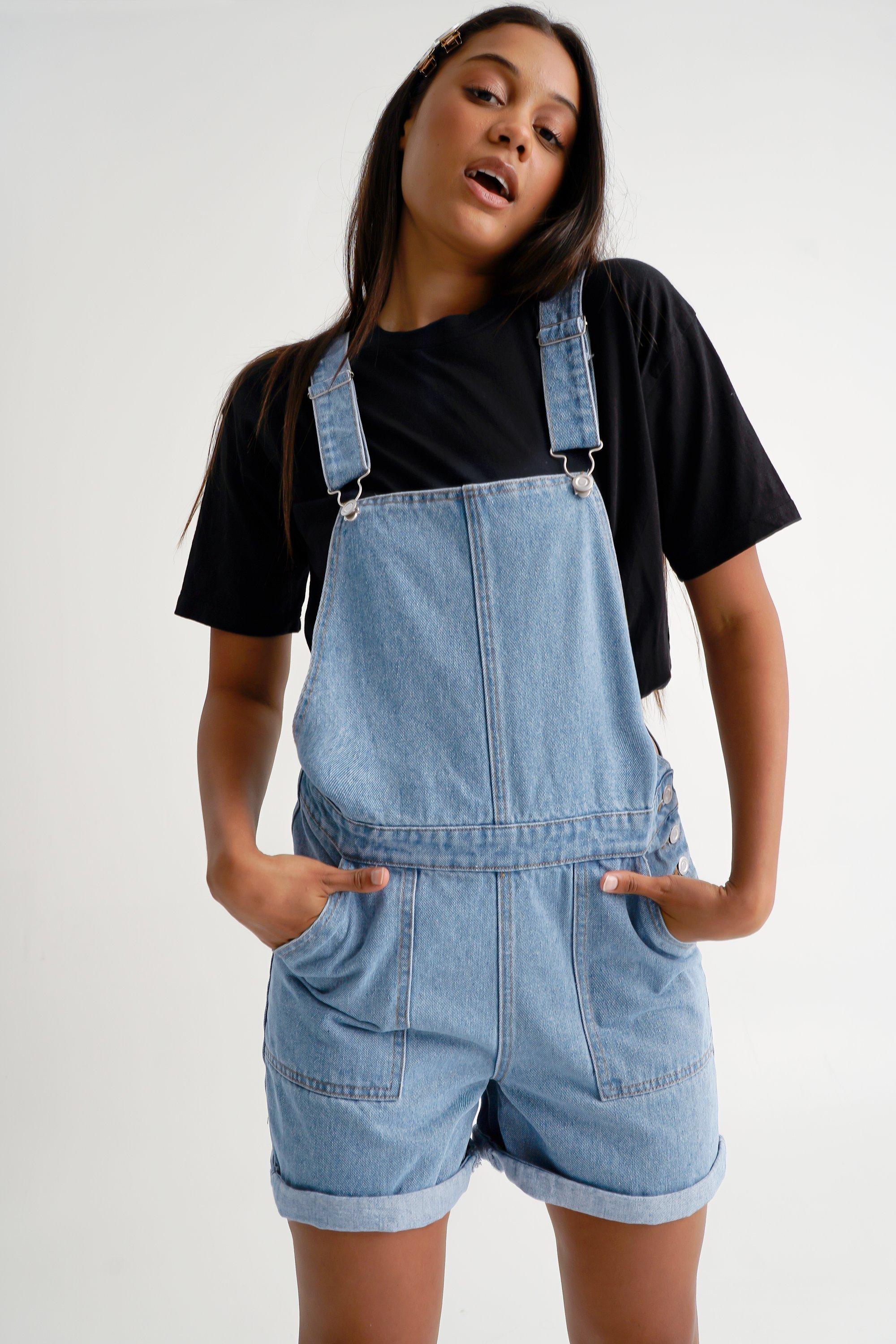 Dungaree Shorts