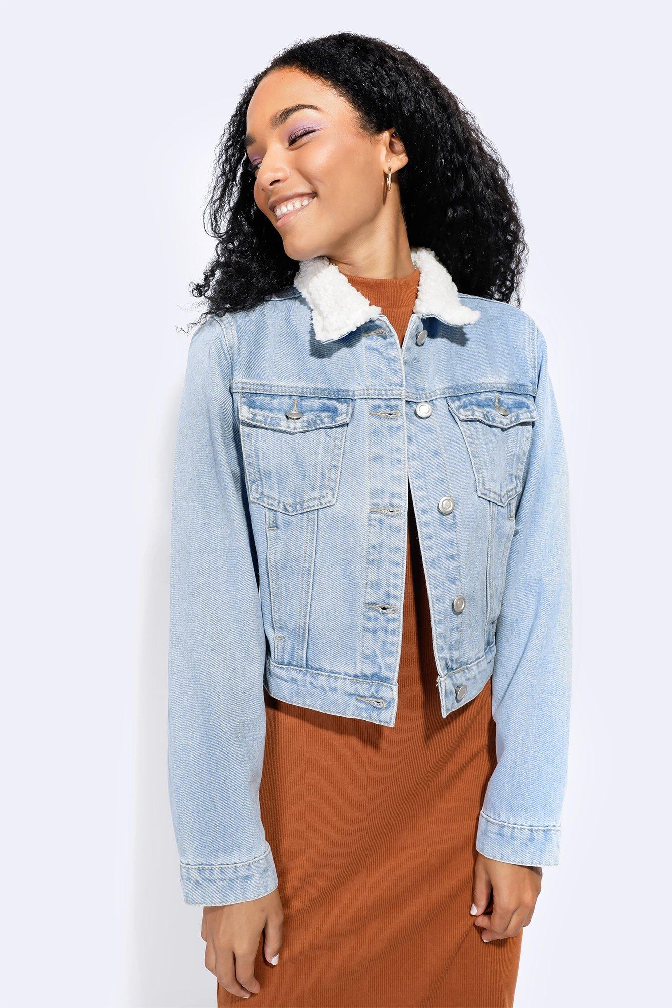 Cropped Denim Jacket