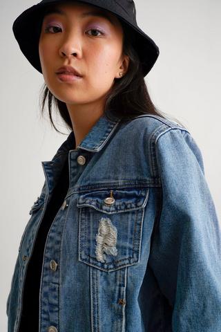Cropped Denim Jacket