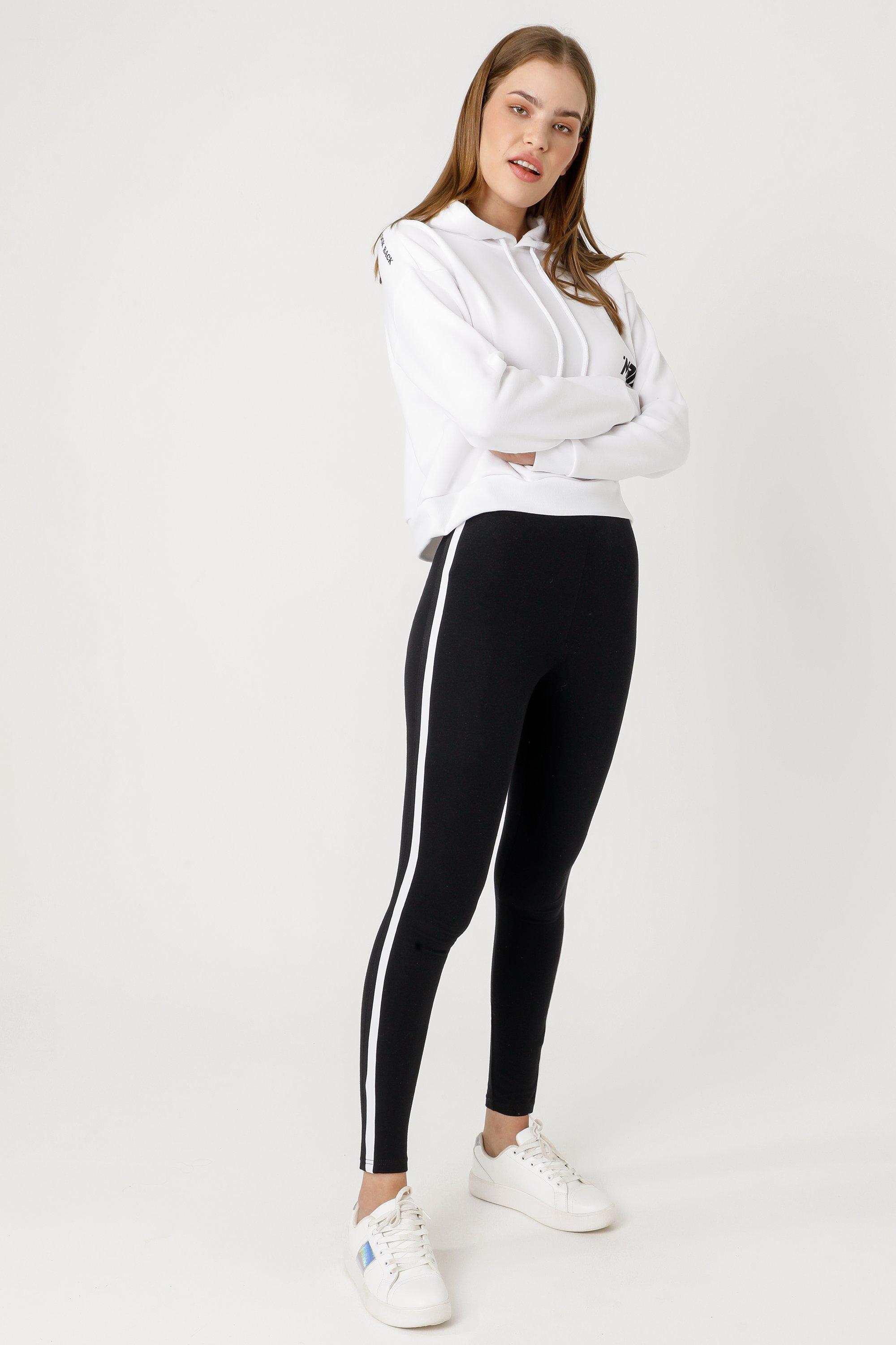 Side stripe leggings clearance womens