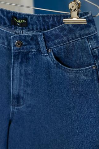 Cropped Wide Leg Denim