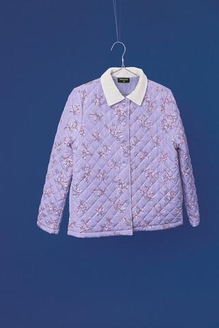 Floral Quilted Puffer Jacket