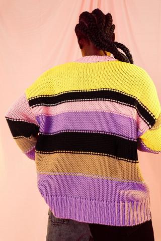 Stripe Knit Pullover